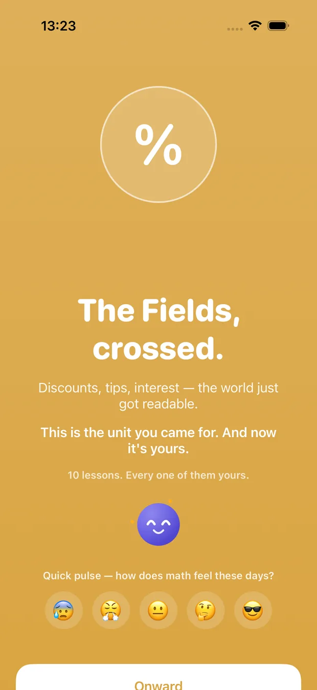 A unit ceremony marking the end of The Fields.